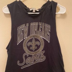 Junk Food New Orleans Saints Muscle Tank